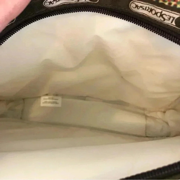 LeSportsac Crossbody,  Abstract Print, Multicolor, 10” x 9” x 4.5” - Picture 5 of 11